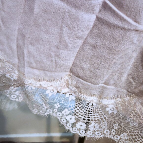 POL Cream/Soft Pink NWT Blouse with Lace Trim | Boho & Fairycore | Size S - Picture 5 of 9